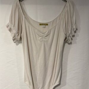 Elegant Cream Women's Top